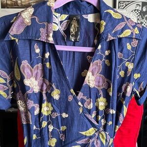 Gado Gado Floral Wrap Dress